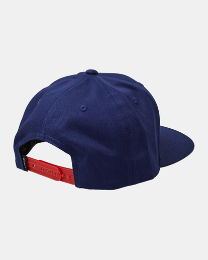 1 VA Patch Snapback Hat Blue AVYHA00467 RVCA