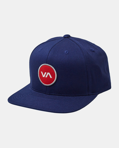 0 VA Patch Snapback Hat Blue AVYHA00467 RVCA