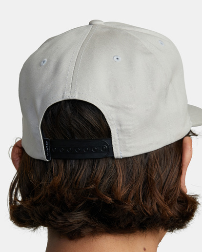 3 VA Patch Snapback Hat Grey AVYHA00467 RVCA