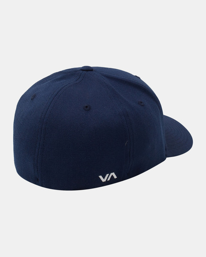 1 RVCA Flex Fit Hat Blue AVYHA00477 RVCA