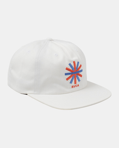 2 Jesse Brown Asterisk - Gorra con Ajuste Posterior a Presión para Hombre Blanco AVYHA00496 RVCA