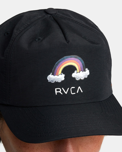 5 Andrew Pommier Rainbow Connection - Casquette snapback pour Homme Noir AVYHA00499 RVCA