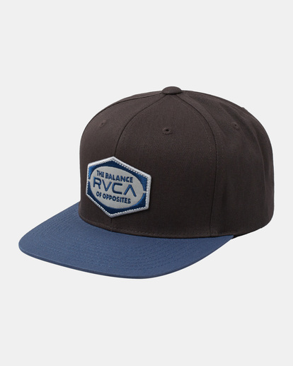 0 Industrial Snapback Hat Black AVYHA00509 RVCA