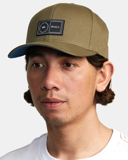 2 Platform Snapback Hat Green AVYHA00514 RVCA