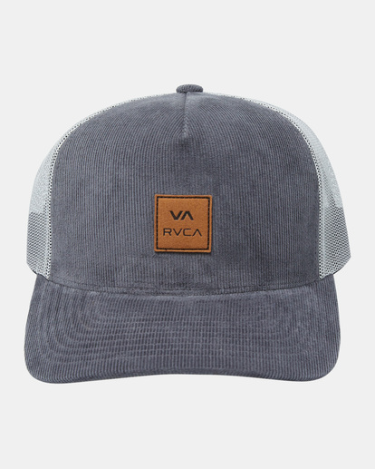 2 VA Atw Cord - Trucker Cap for Men Grey AVYHA00515 RVCA