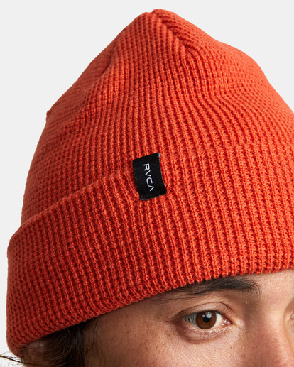 3 Dayshift Beanie Brown AVYHA00523 RVCA