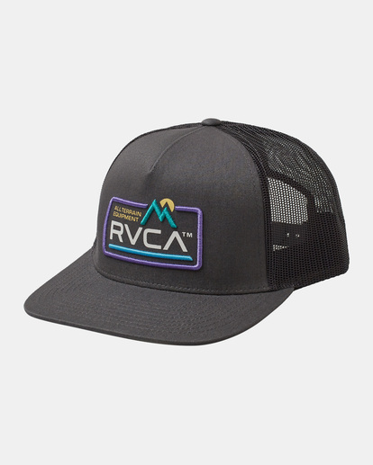 0 All Terrain Trucker Hat Grey AVYHA00553 RVCA
