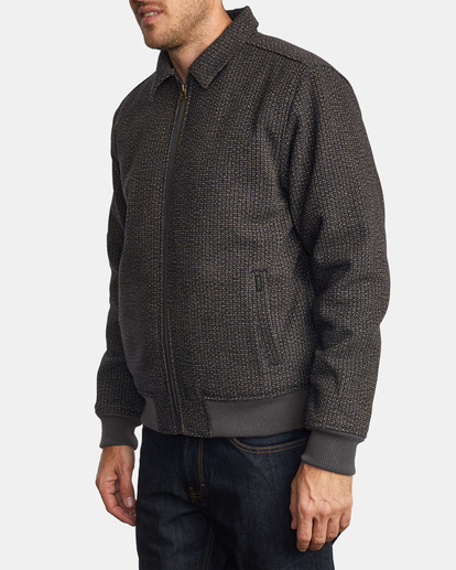 4 Pisco Zip-Up Jacket Blue AVYJK00185 RVCA