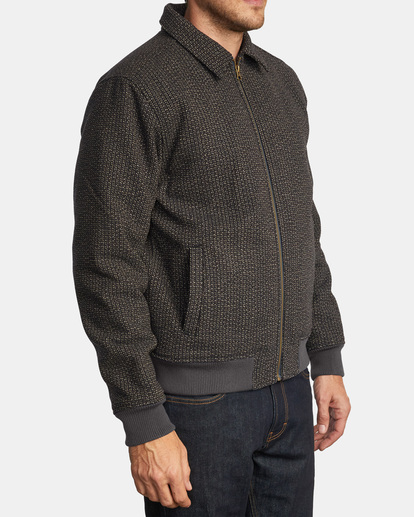 5 Pisco Zip-Up Jacket Blue AVYJK00185 RVCA