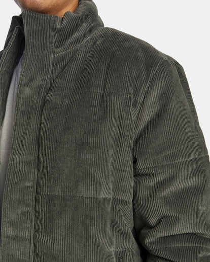 3 Townes Quilted Jacket Black AVYJK00190 RVCA