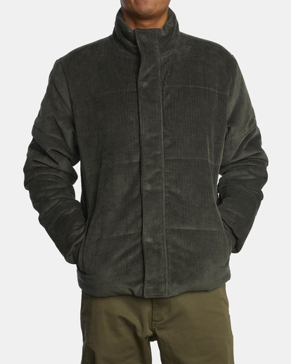 1 Townes Quilted Jacket Black AVYJK00190 RVCA