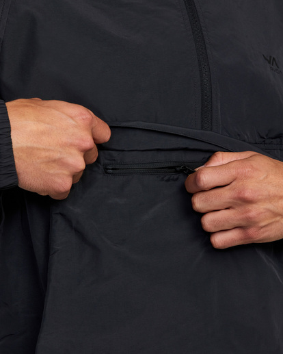 7 VA Sport Outsider - Packable Anorak Jacket for Men Black AVYJK00200 RVCA