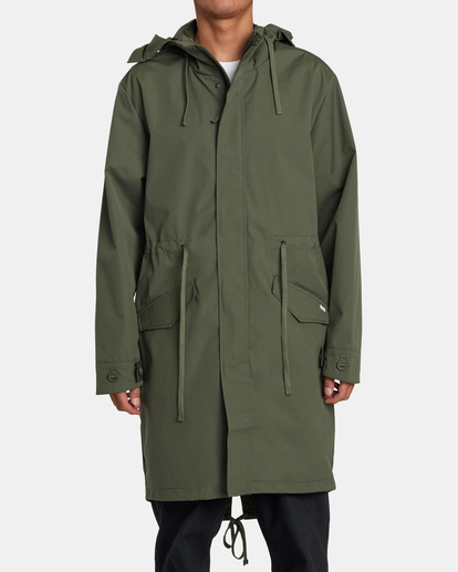 Fishtail Raincoat - Wasserabweisender Parka Unisex | RVCA