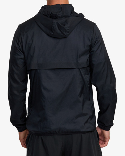 2 RVCA RUNNER LIGHTWEIGHT TRAINING JACKET Black AVYJK00216 RVCA