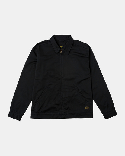 0 Day Shift Twill Jacket Black AVYJK00229 RVCA
