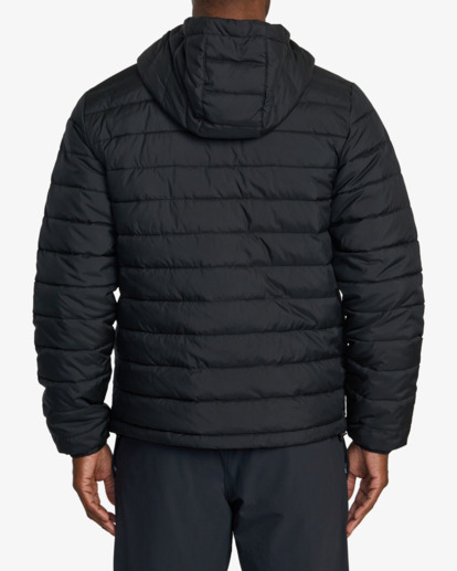 2 Packable Puffa Puffer Jacket Black AVYJK00230 RVCA