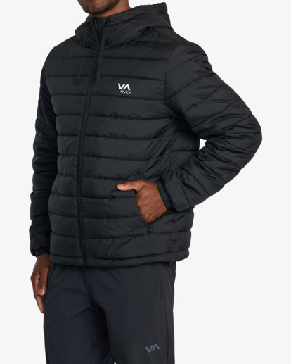 1 Packable Puffa Puffer Jacket Black AVYJK00230 RVCA