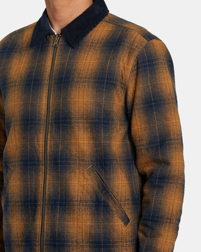 2 Dayshift Flannel - Reversible Overshirt for Men Blue AVYJK00245 RVCA