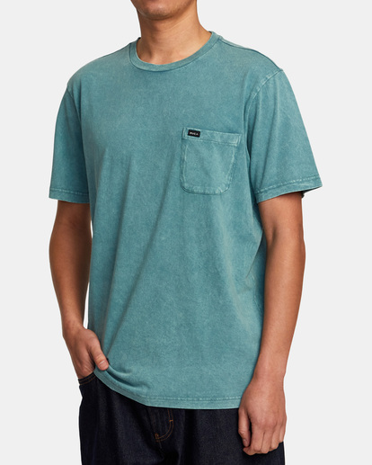 4 Manic Tie Dye - T-Shirt für Männer Blau AVYKT00135 RVCA