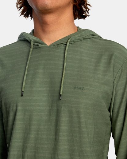 3 PTC Texture Stripe Hoodie  AVYKT00167 RVCA