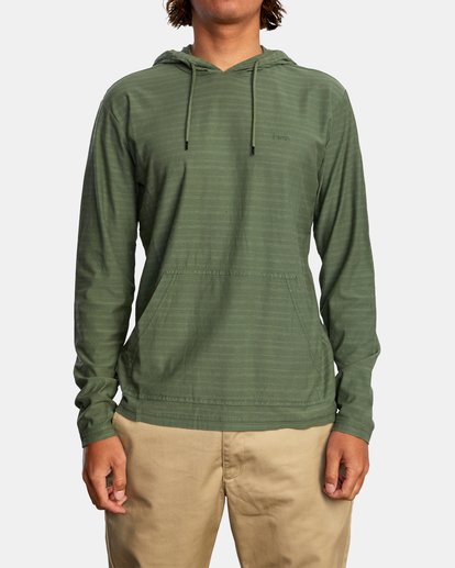 1 PTC Texture Stripe Hoodie  AVYKT00167 RVCA