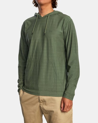4 PTC Texture Stripe Hoodie  AVYKT00167 RVCA