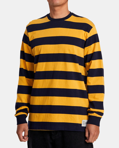 16 Tons Stripe Long Sleeve Tee | RVCA