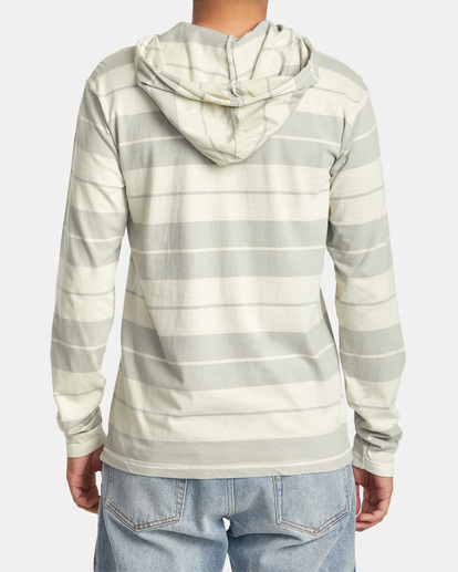 2 PTC Stripe Hoodie Silver AVYKT00280 RVCA