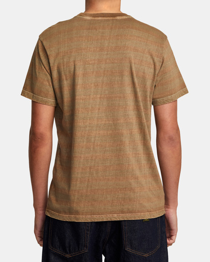 2 PTC Stripe T-Shirt Grey AVYKT00282 RVCA