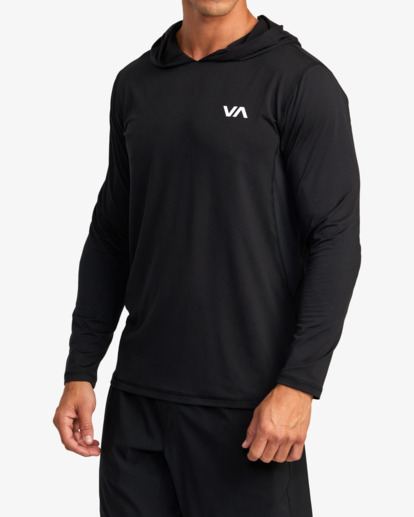 4 Sport Vent - Funktionelles Oberteil mit Kapuze für Männer Schwarz AVYKT00285 RVCA