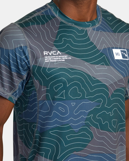 Hawaii Sport Vent Short Sleeve Training Top | RVCA