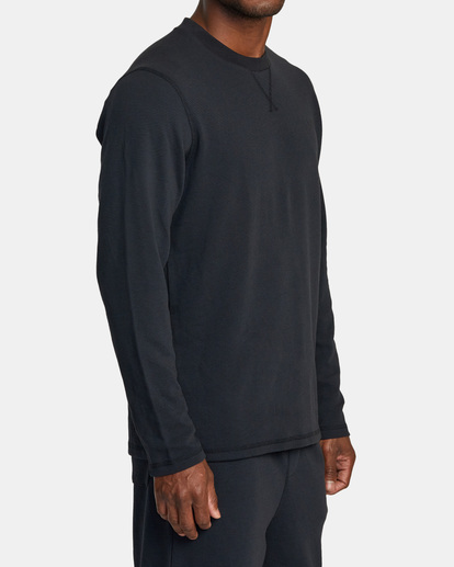 4 C-Able Long Sleeve T-Shirt Black AVYKT00319 RVCA