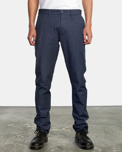 1 Daggers Tech Chino Pants Blue AVYNP00128 RVCA