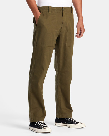 6 All Time Camp Pants Beige AVYNP00163 RVCA