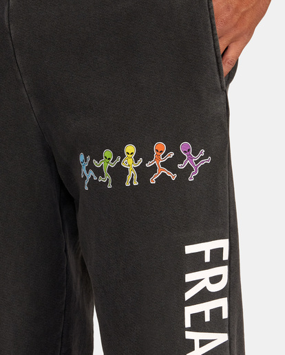 8 Freakengruven Sweatants Black AVYNP00170 RVCA