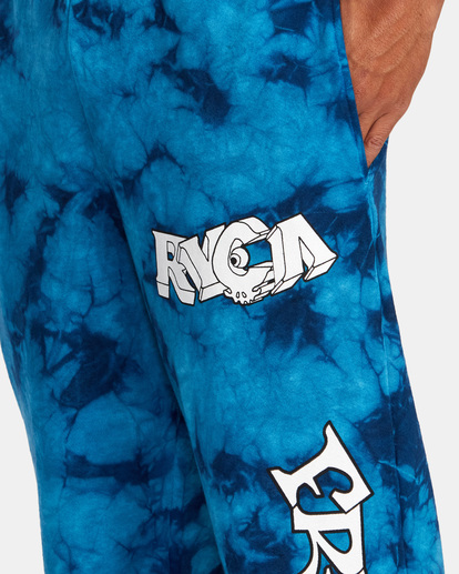 5 Freaktopia Sweatpants White AVYNP00171 RVCA