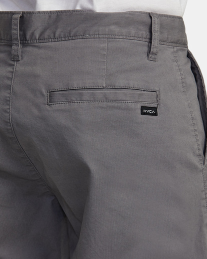 7 Daggers Twill Slim Fit Pants Grey AVYNP00177 RVCA
