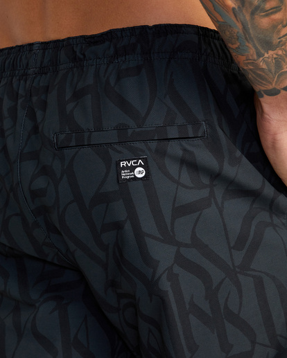 4 THUG ROSE YOGGER TECHNICAL JOGGERS Black AVYNP00192 RVCA