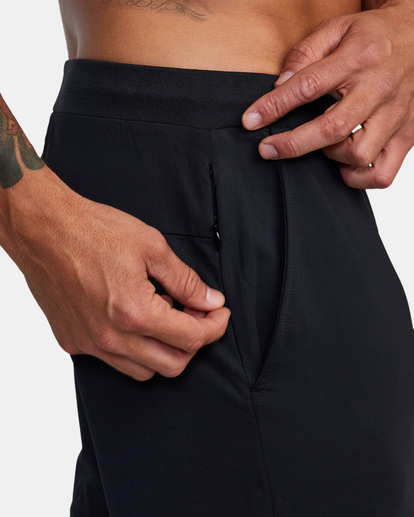 8 Trainer Sweatpants Black AVYNP00194 RVCA
