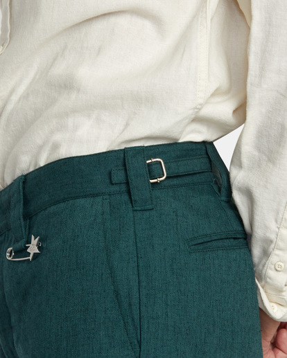 7 Spun Spirit Studio - Pantalon chino Unisexe Vert AVYNP00216 RVCA