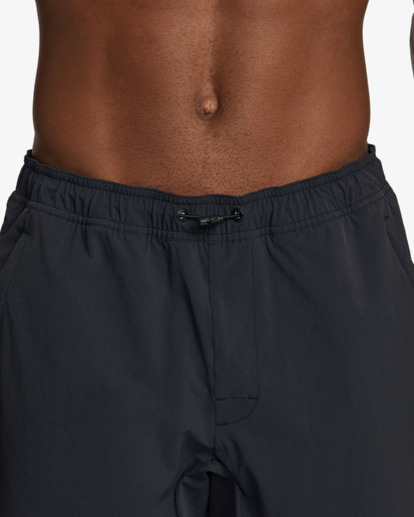 7 Spectrum Tech - Technical Chinos for Men Black AVYNP00218 RVCA