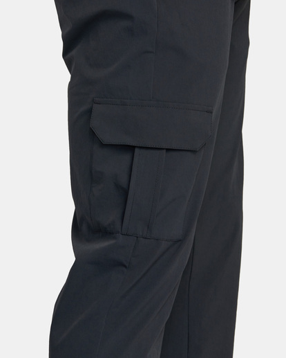 4 Spectrum Tech Cargo Pants Black AVYNP00220 RVCA
