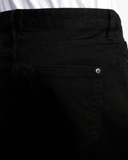 4 Daggers Twill Slim Fit Pants Black AVYNP00225 RVCA