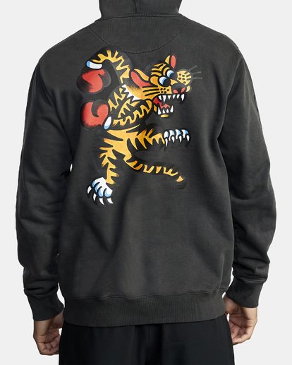 EVERLAST X SMITH STREET BIG CAT WORKOUT HOODIE | RVCA