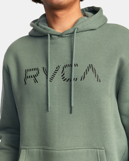 3 Radar Pullover Hoodie Blue AVYSF00151 RVCA