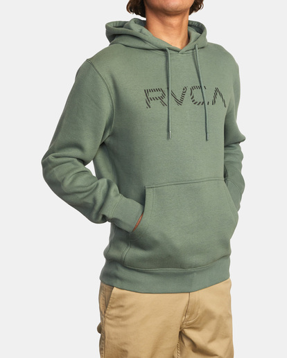 5 Radar Pullover Hoodie Blue AVYSF00151 RVCA