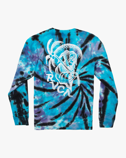 Final Trip Tie-Dyed Crewneck Sweatshirt | RVCA