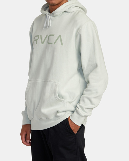 4 Big RVCA Pullover Hoodie Grey AVYSF00223 RVCA