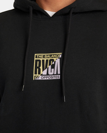 2 Splitter - Hoodie for Men Black AVYSF00278 RVCA