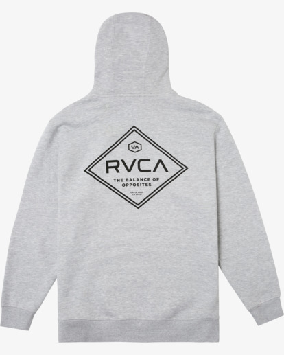 1 SYNERGY HOODED FLEECE Grey AVYSF00329 RVCA